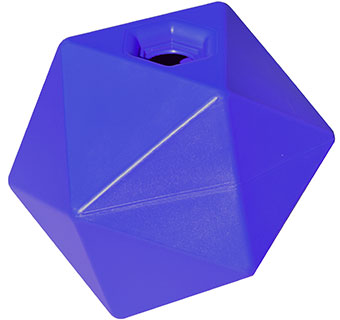 TUFF STUFF HORSE TREAT BALL SLOW FEEDER & TREAT DISPENSER BLUE 1/PKG