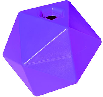TUFF STUFF HORSE TREAT BALL SLOW FEEDER & TREAT DISPENSER PURPLE 1/PKG