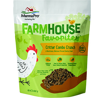 MANNA PRO FARMHOUSE FAVORITES CRITTER COMBO CRUNCH POULTRY TREAT 2 LB 1/PKG