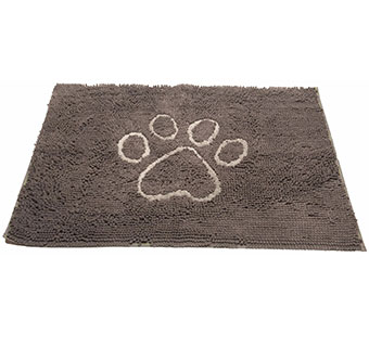 DIRTY DOG DOORMATS MEDIUM 31 IN X 20 IN MIST GREY 1/PKG