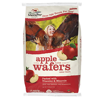 MANNA PRO APPLE WAFERS HORSE TREATS 20 LB 1/PKG