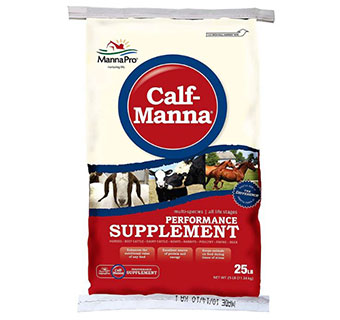 MANNA PRO CALF-MANNA MULTI-SPECIES PERFORMANCE SUPPLEMENT 25 LB 1/PKG