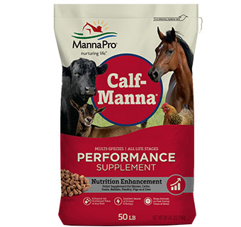 CALF-MANNA® MULTI-SPECIES PERFORMANCE SUPPLEMENT 50 LB 1/PKG