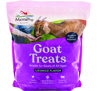  MANNA PRO GOAT TREATS LICORICE FLAVOR 6 LB 1/PKG