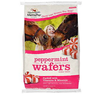 MANNA PRO PEPPERMINT FLAVOR WAFERS HORSE TREATS 20 LB 1/PKG