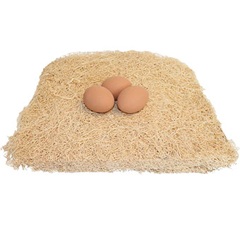 LITTLE GIANT® FIBER POULTRY NESTING PADS 13 IN X 13 IN 10/PKG