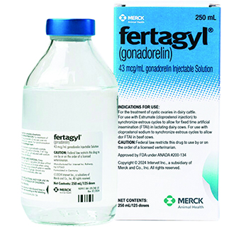 FERTAGYL® (GONADORELIN) 43 MCG/ML 250 ML (125 DOSES) 1/PKG (RX)