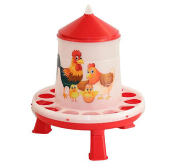LITTLE GIANT® ILLUSTRATED POULTRY FEEDER WITH LEGS 4 LB 1/PKG