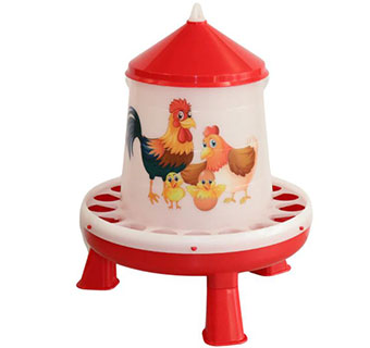 LITTLE GIANT® ILLUSTRATED POULTRY FEEDER WITH LEGS 8.5 LB 1/PKG