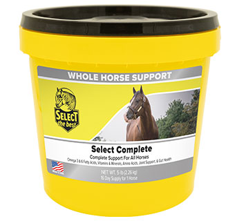 SELECT COMPLETE™ WHOLE HORSE SUPPORT SUPPLEMENT 5 LB 1/PKG