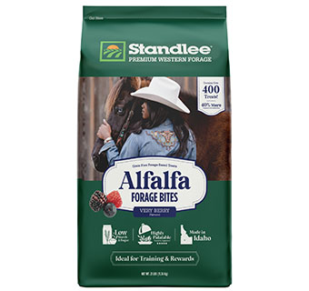 STANDLEE PREMIUM WESTERN FORAGE ALFALFA FORAGE BITES VERY BERRY 25 LB 1/PKG