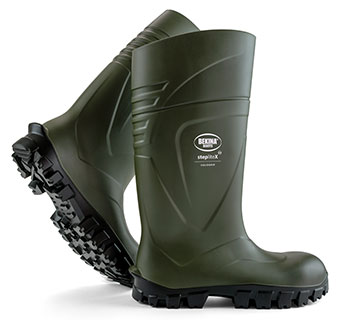 BEKINA STEPLITEX SOLIDGRIP PU BOOT PLAIN TOE GREEN SIZE 14