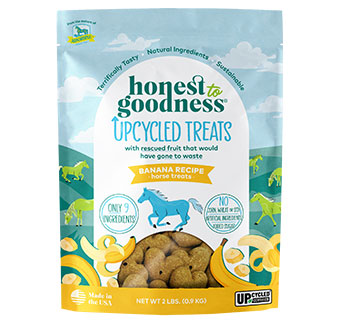 HONEST TO GOODNESS™ UPCYCLED HORSE TREATS BANANA FLAVORED 2 LB 1/PKG