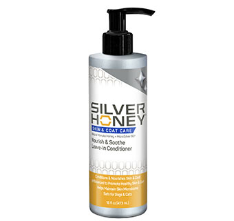 SILVER HONEY SKIN & COAT CARE NOURISH & SOOTHE LEAVE-IN CONDITIONER 16 OZ
