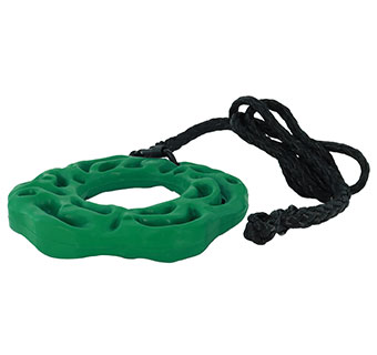 PETKORE™ LUNA RING WITH HANGING KIT FOR EQUINE EXTRA LARGE 9 IN GREEN 1/PKG