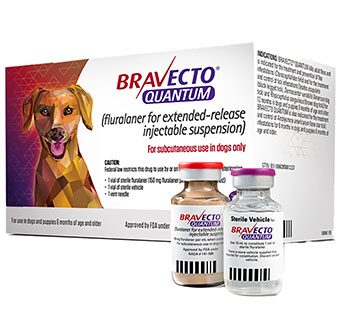 BRAVECTO® QUANTUM INJECTABLE (FLURALANER) 150 MG/ML 20 ML (RX) (AGENCY)
