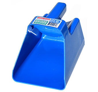 TUFF STUFF PRODUCTS ENCLOSED SQUARE SCOOP 6 IN L X 8 IN W X 6 IN H BLUE 1/PKG