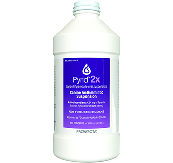 PYRID™ 2X (PYRANTEL PAMOATE ORAL SUSPENSION) 16 OZ 1/PKG