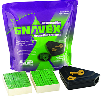 GNAVEX REFILLABLE MOUSE BAIT STATION 32/PKG