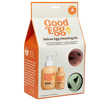 GOODEGG DELUXE EGG CLEANING KIT (INCLUDES MULTIPLE ITEMS)