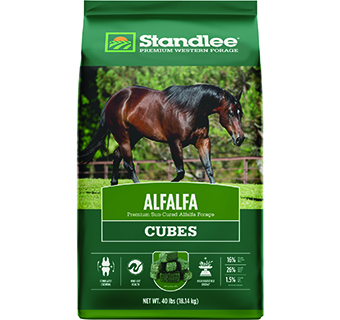 STANDLEE PREMIUM WESTERN FORAGE ALFALFA CUBES 40 LB 1/PKG