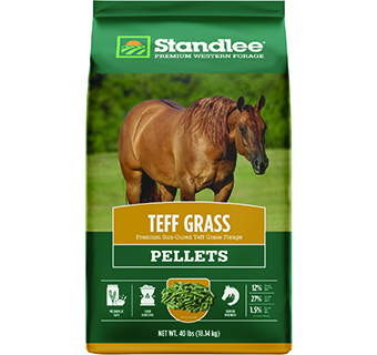 STANDLEE PREMIUM WESTERN FORAGE TEFF GRASS PELLETS 40 LB 1/PKG