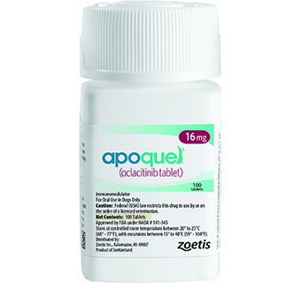 APOQUEL® (OCLACITINIB TABLET) 16 MG 100/BOTTLE (RX)
