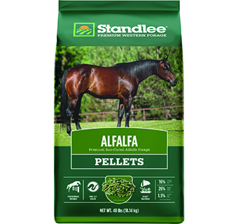 STANDLEE PREMIUM WESTERN FORAGE ALFALFA PELLETS 40 LB 1/PKG