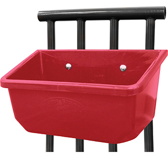 LITTLE GIANT® ADJUSTABLE FENCE FEEDER RED 8 QT 1/PKG