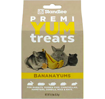 STANDLEE PREMIYUM BANANAYUMS SMALL ANIMAL TREATS 1/2 LB 1/PKG