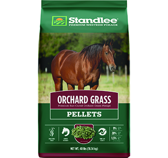 STANDLEE PREMIUM WESTERN FORAGE ORCHARD GRASS PELLETS 40 LB 1/PKG