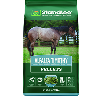 STANDLEE PREMIUM WESTERN FORAGE ALFALFA TIMOTHY PELLETS 40 LB 1/PKG