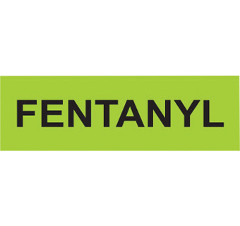 FENTANYL LABEL 1-1/2 IN X 1/2 IN 500/PKG