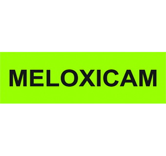 MELOXICAM LABEL 1-1/2 IN X 1/2 IN 500/PKG