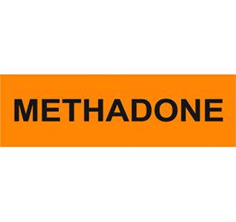 METHADONE LABEL 1-1/2 IN X 1/2 IN 500/PKG