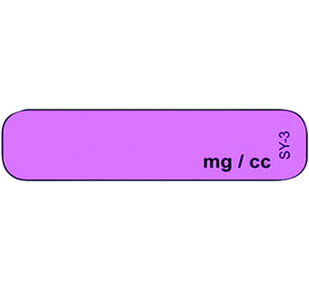 SYRINGE LABEL BLANK 1-1/2 IN X 3/8 IN 500/PKG