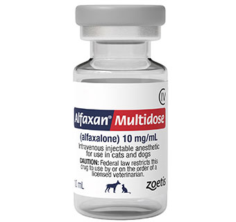 ALFAXAN® MULTIDOSE C IV INJECTABLE ANESTHETIC (ALFAXALONE) 10 MG/ML 10 ML VIAL