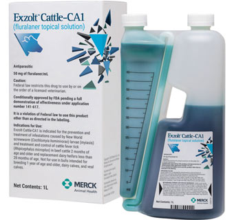 EXZOLT CATTLE-CA1 SOLUTION 50MG/ML 1L (RX)