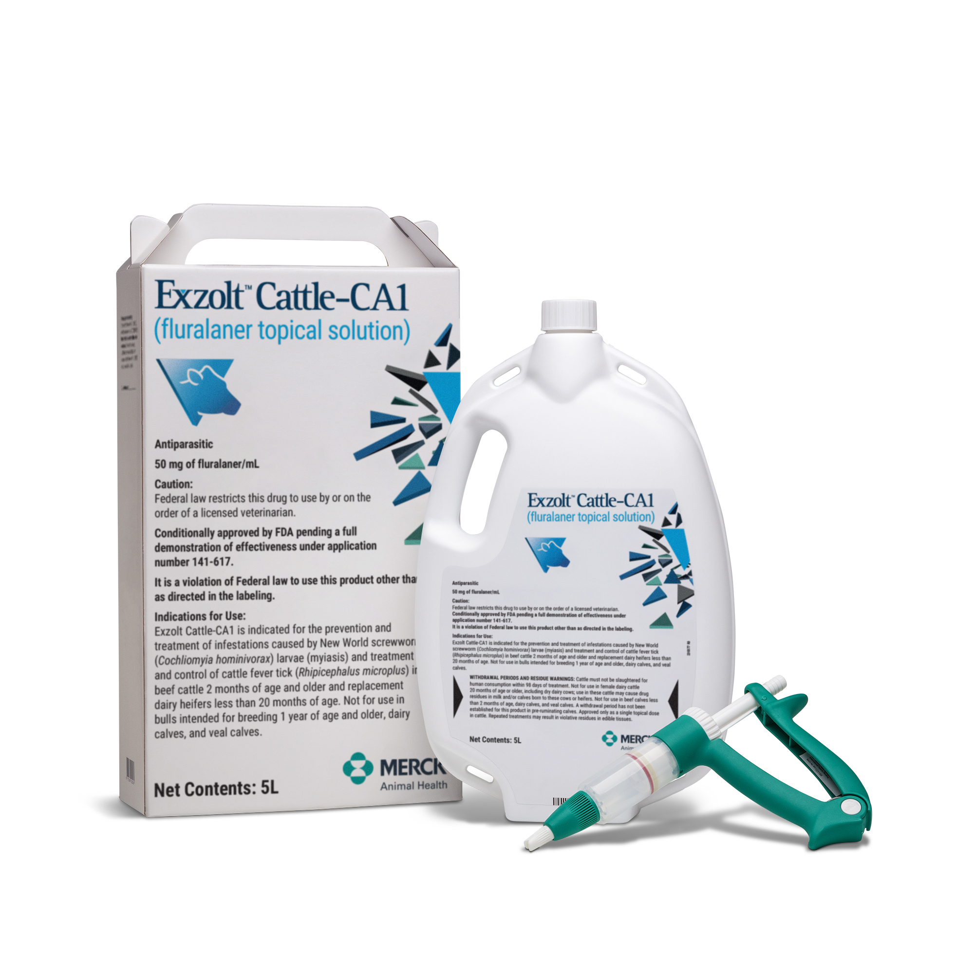EXZOLT CATTLE-CA1 SOLUTION 50MG/ML 5L (RX)