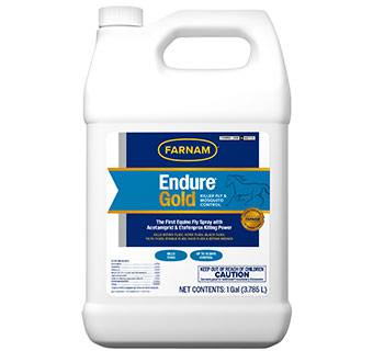 FARNAM ENDURE GOLD KILLER FLY SPRAY FOR HORSES GALLON 1/PKG