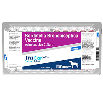 TRUCAN™ ULTRA B (ORAL) BORDATELLA BRONCHISEPTICA VACCINE 25 X 0.5 ML VIALS