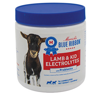 MERRICK'S BLUE RIBBON® LAMB & KID ELECTROLYTES 1 LB JAR 1/PKG