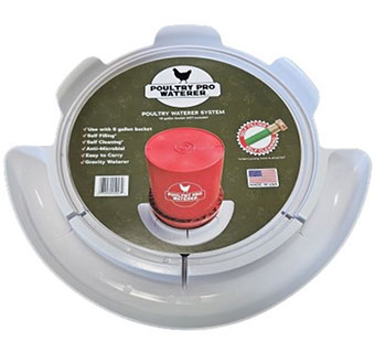  POULTRY PRO WATERER™ DIY WATERER BASE (FITS ALL STANDARD 5 GALLON BUCKETS)