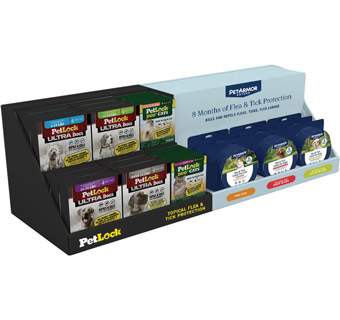 PETLOCK® AND PETARMOR® EXTEND™ FLEA & TICK COUNTER DISPLAY 27/PKG