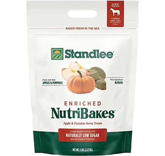 STANDLEE® NUTRIBAKES APPLE & PUMPKIN HORSE TREATS 5 LB 1/PKG