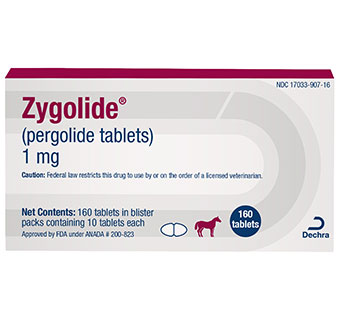 ZYGOLIDE® (PERGOLIDE TABLETS) 1 MG 160/BOTTLE (RX)
