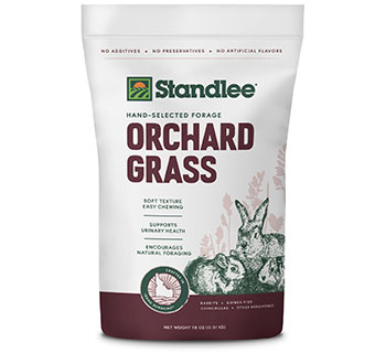 STANDLEE PREMIUM WESTERN FORAGE ORCHARD GRASS SMALL ANIMAL HAY 18 OZ 1/PKG