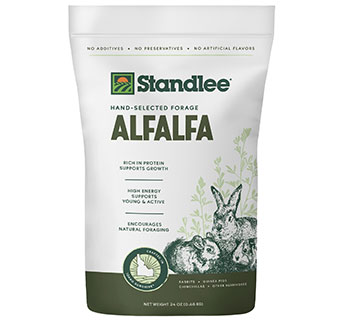 STANDLEE PREMIYUM WESTERN ALFALFA HAY SMALL ANIMAL TREAT 24 OZ BAG 1/PKG