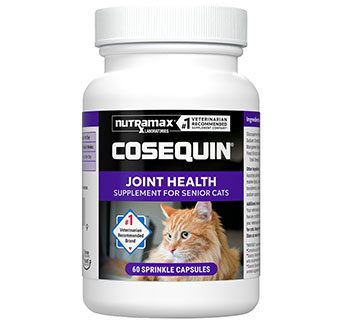 NUTRAMAX COSEQUIN® JOINT HEALTH SUPPLEMENT SENIOR CATS 60 SPRINKLE CAPS/BOTTLE