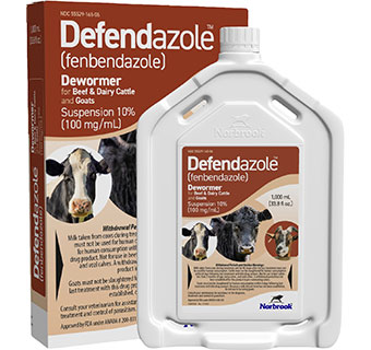DEFENDAZOLE™ (FENBENDAZOLE) ORAL DEWORMER BEEF & DAIRY CATTLE & GOATS 1 LITER